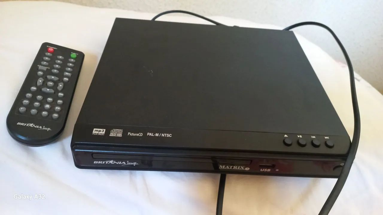 Dvd player toca CD e Dvd