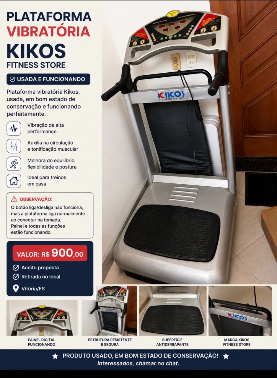 Plataforma vibratória kikos - Foto 3