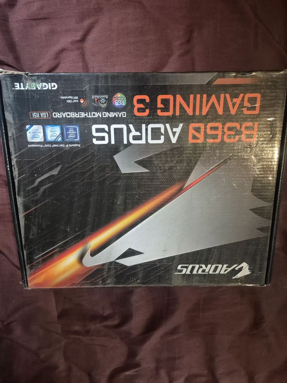 B360aorus Placa mãe + processador 13 7100 e cooler Intel não testado - Foto 2