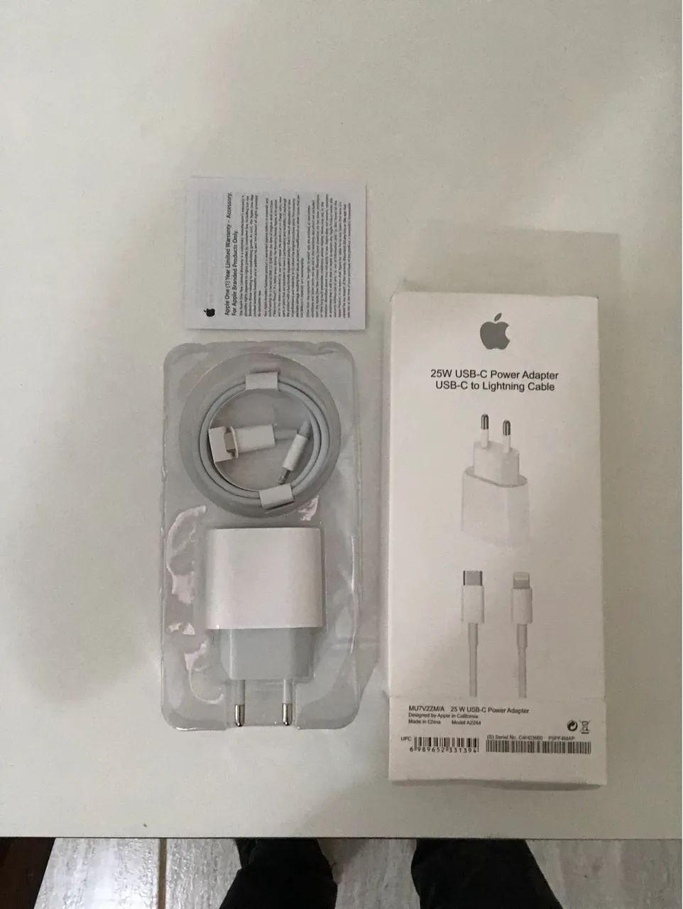 Carregador para iPhone novo e testado 