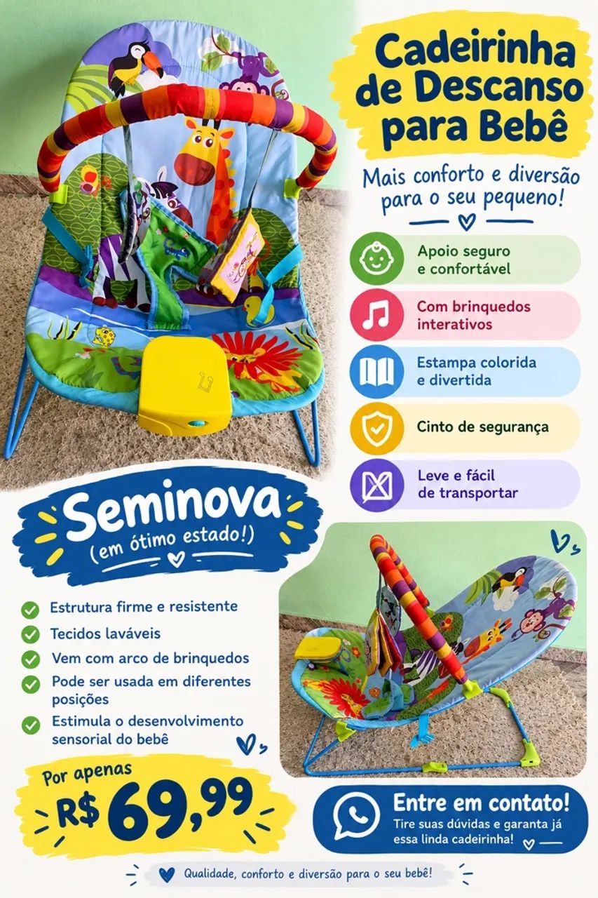 Cadeirinha de descanso para beber - Foto 3