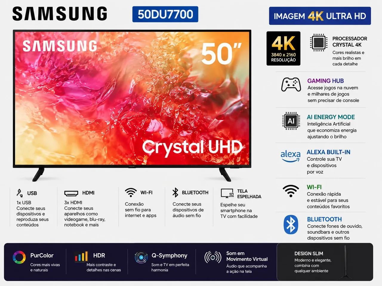 TV 50 Samsung 4K 