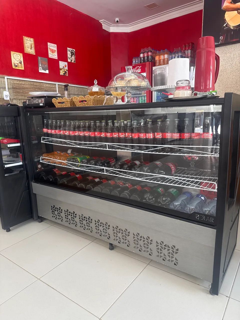 balcão refrigerado expositor de bebidas
