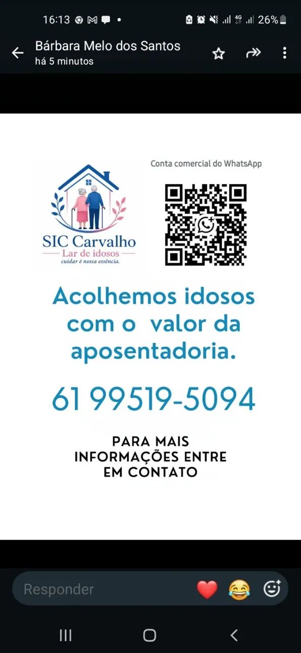 Casa lar para idosos 