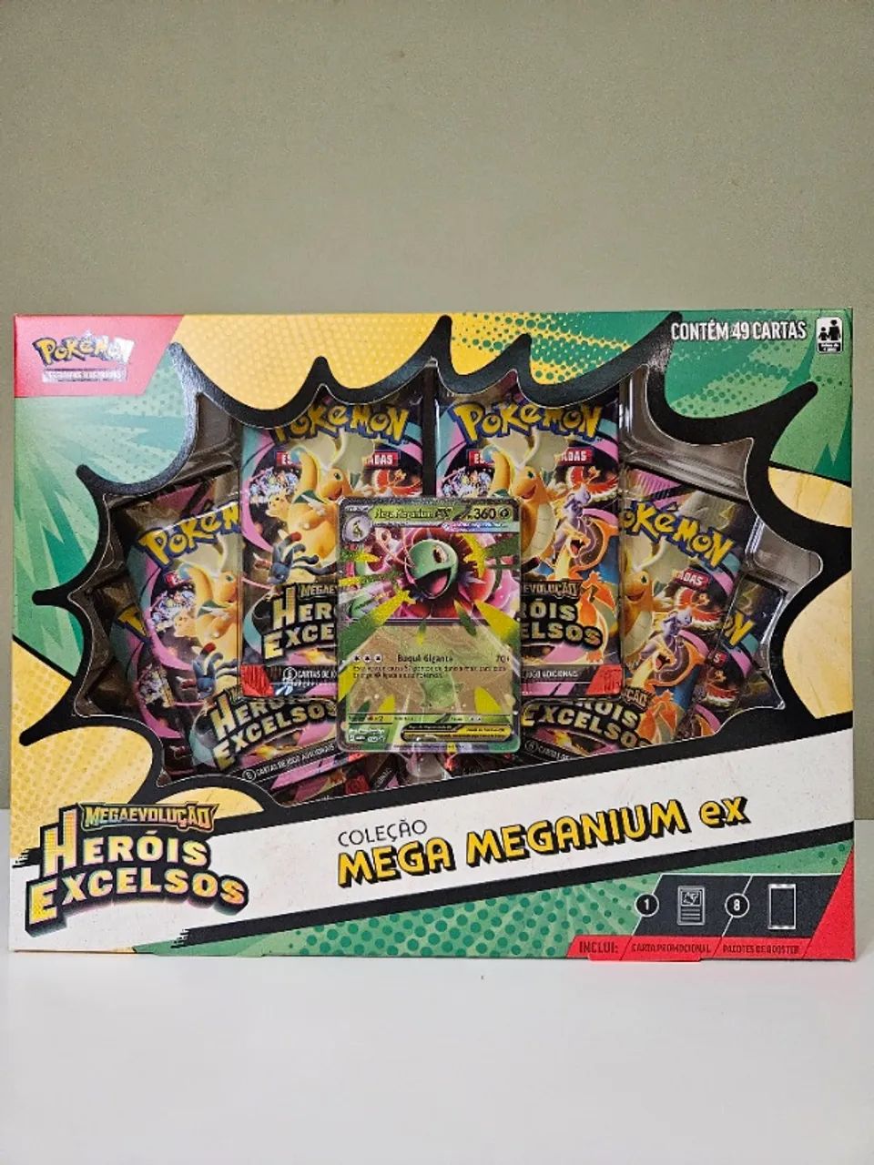Box Pokémon ME02.5 Coleção Mega Meganium EX