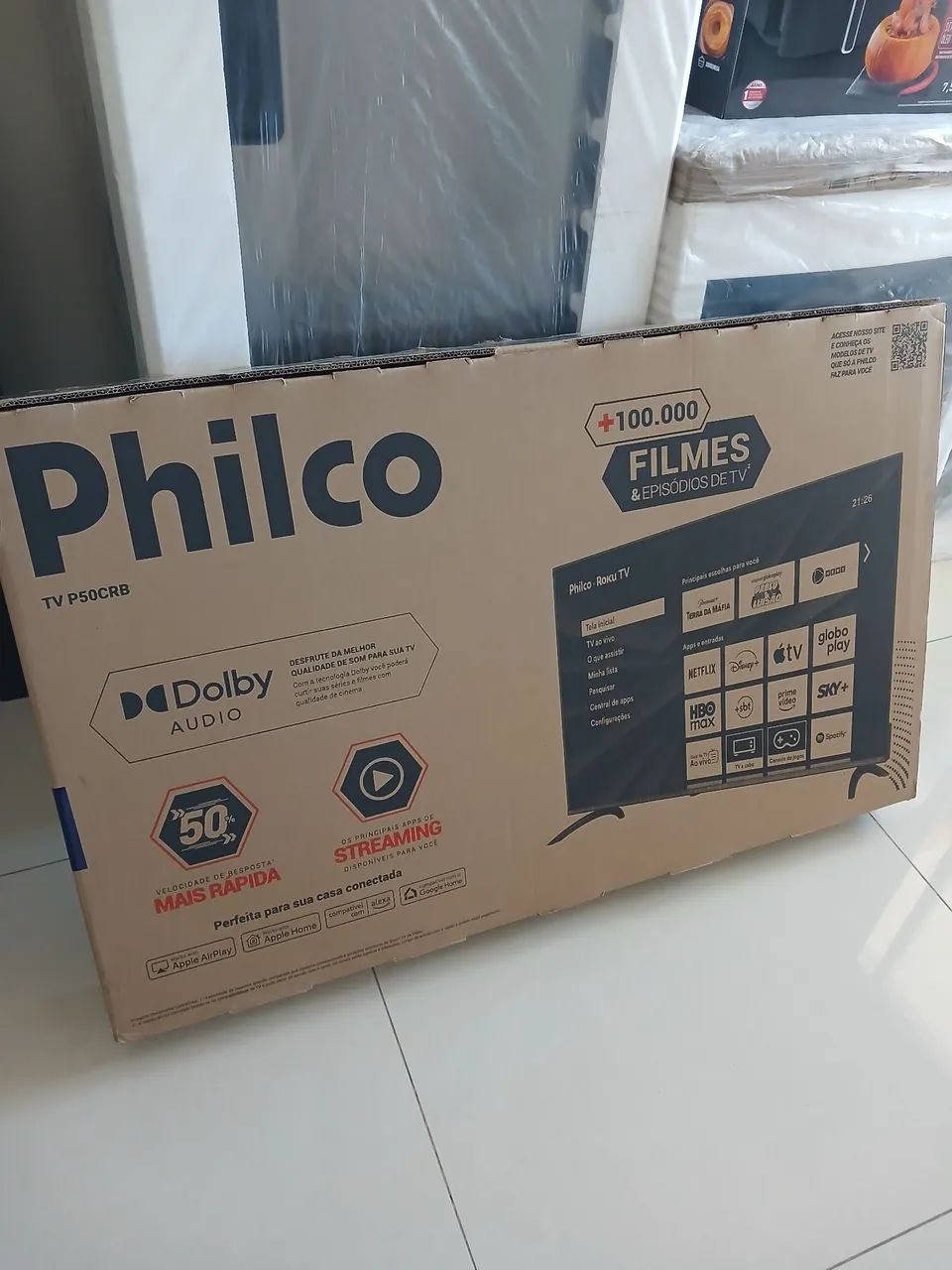 Smart TV Philco 50" 4K LED nova - Foto 3