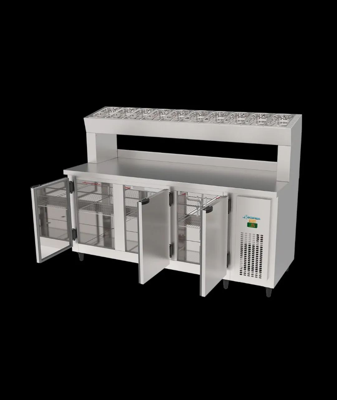 Ac balcão refrigerado 1.85mt inox  - Foto 2