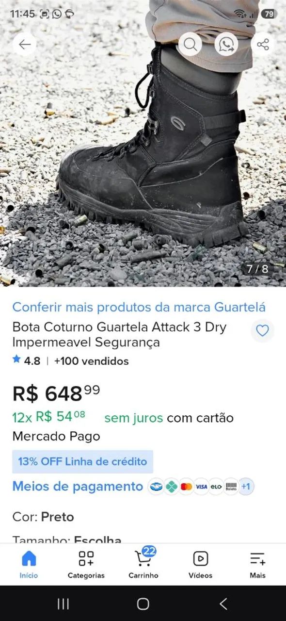 Coturno usado  - Foto 4