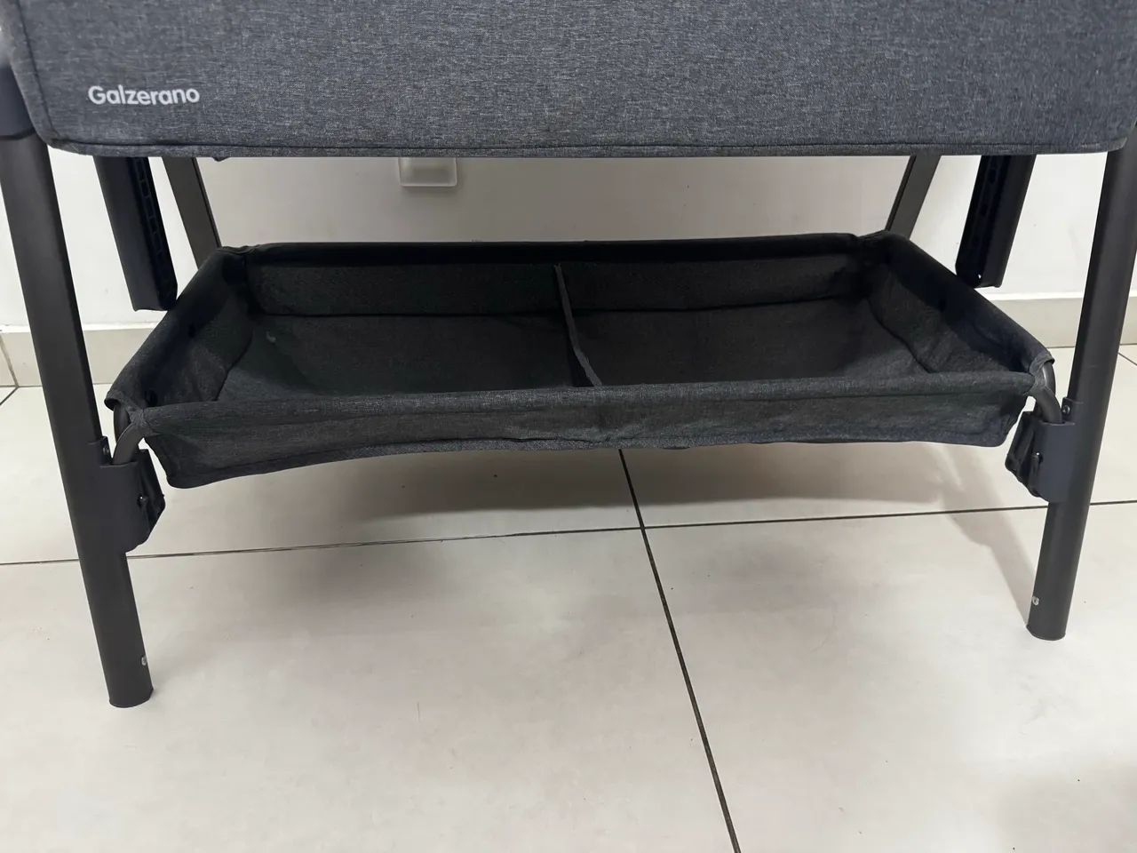 Berço co-leito colin cinza galzerano. Portatil - Foto 2
