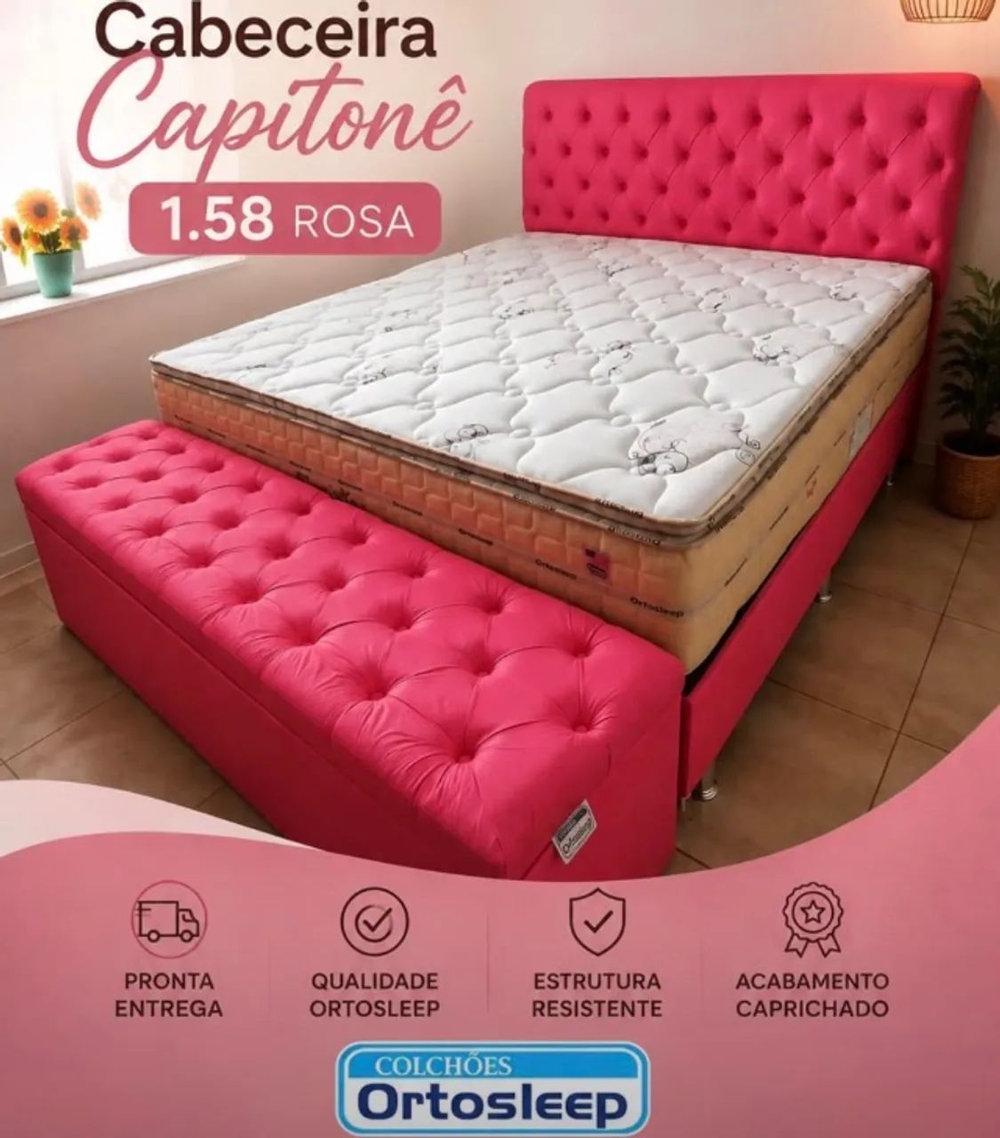Cama king nova 