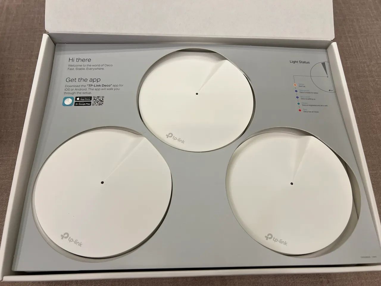 Deco Mesh tp-link com 3 roteadores