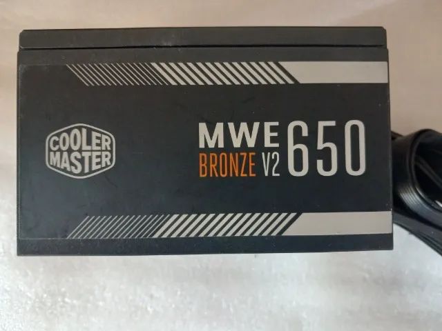 Fonte Cooler Master MWE Bronze V2 650W 80 Plus Bronze com Caixa - Foto 2