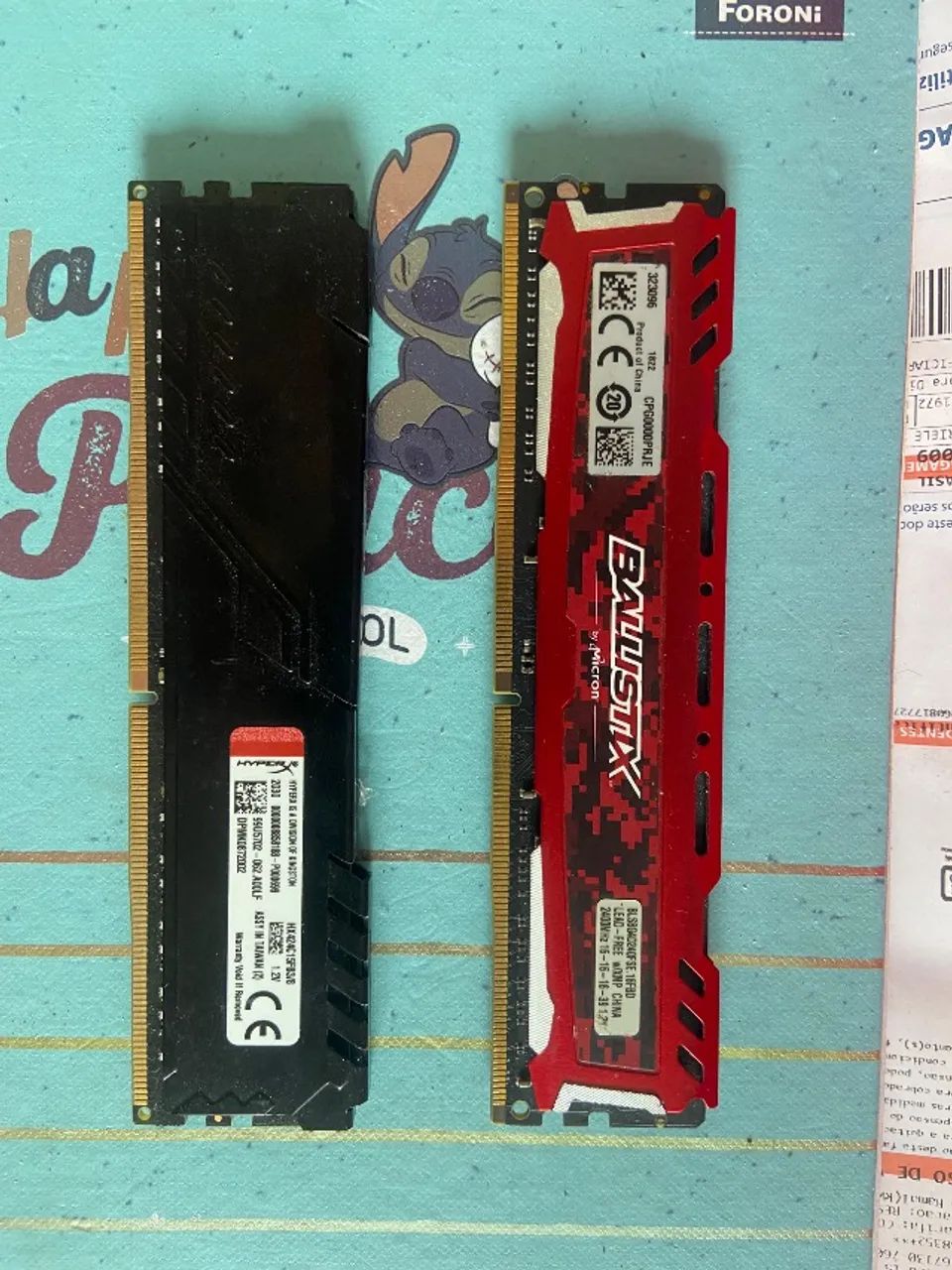MEMÓRIA RAM - 8 gb cada - DDR4 - Foto 2