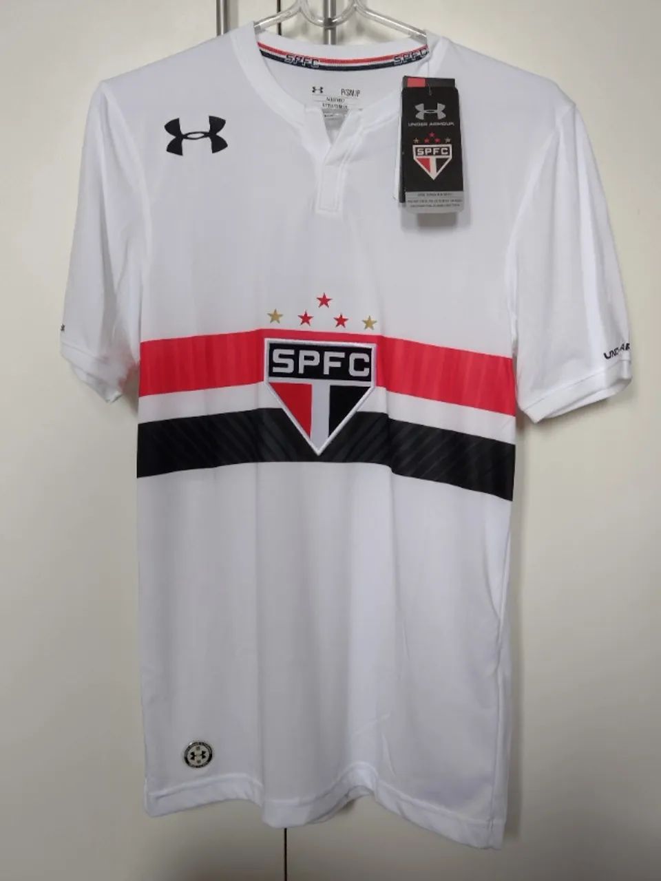 camisa masculina spfc 2017 under armour tam. p