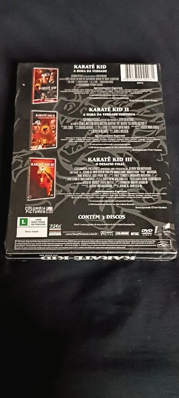 DVD Karatê Kid Trilogia LACRADO - Foto 3