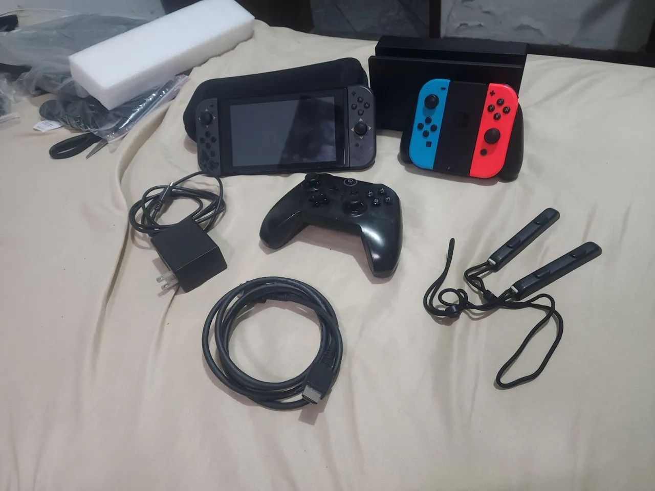 Nintendo switch v1 com acessórios  - Foto 3