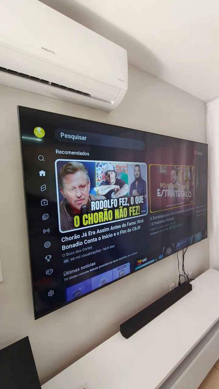 TV Samsung Crystal 85 polegadas.