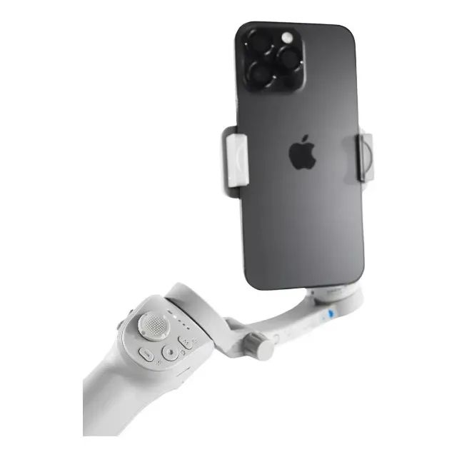 Estabilizador Gimbal 3 Eixos Para Celular Alta Precisão Cinza - Foto 4