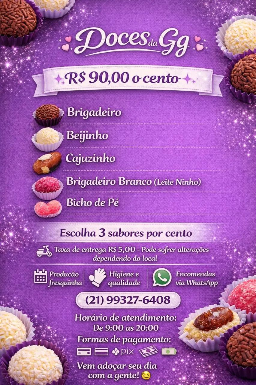 Docinhos tradicionais 