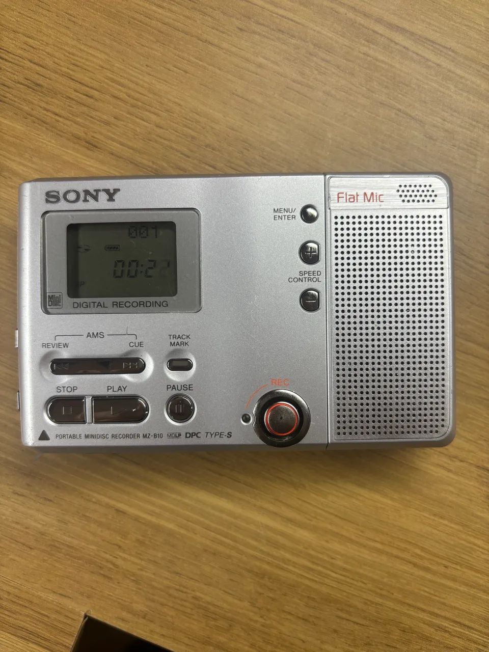 Mini disk Recorder Sony MZ-B10 Novo sem uso adiquerido em leilão