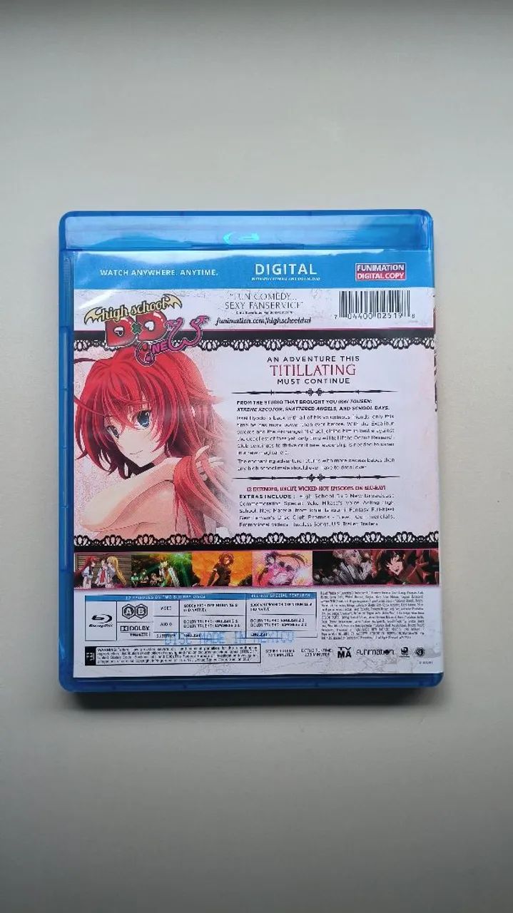 Highschool DxD New - Bluray Original em Inglês - Foto 2