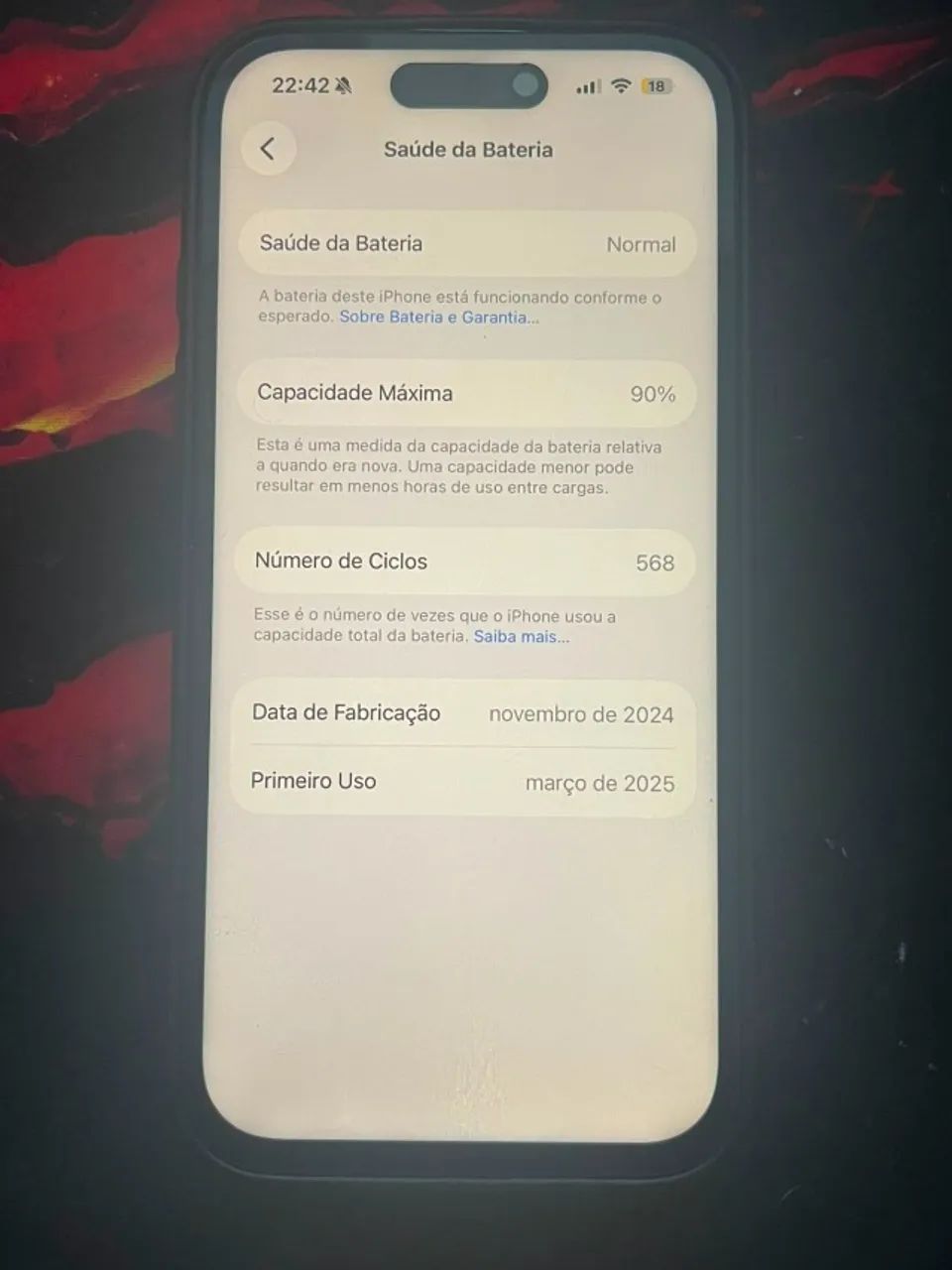 Iphone 16 azul, 128gb com caixa. - Foto 5