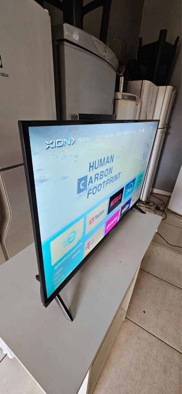 TV smart 32 polegadas semi nova pe e controle! ?Entrego e passo cartão  - Foto 5