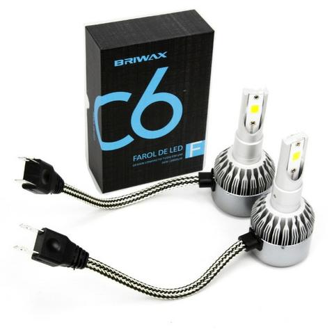 Super led C6 7600 lumens 6000K 3 meses de garantia entregamos parcelamos 12x Promocao - Foto 4