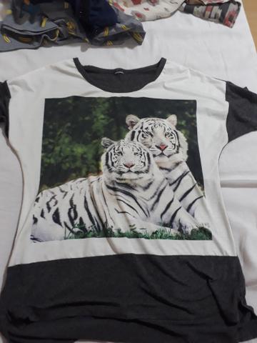 Blusa Tigre Branco