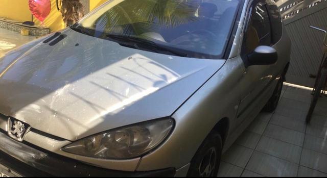 Peugeot 206 Quiksilver 1.0 Cinza Ano 2002 - Foto 3