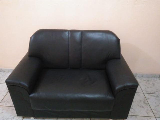 Sofá de couro sintético - Foto 3