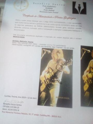 Fotos autografadas com certificados 50,00 cada - Foto 3