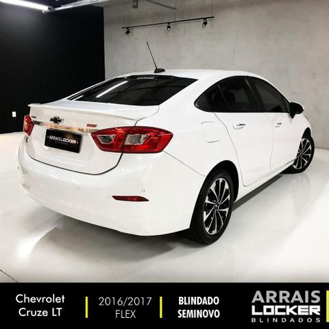 Chevrolet cruze 2016/2017 1.4 turbo lt 16v flex BLINDADO - Foto 8