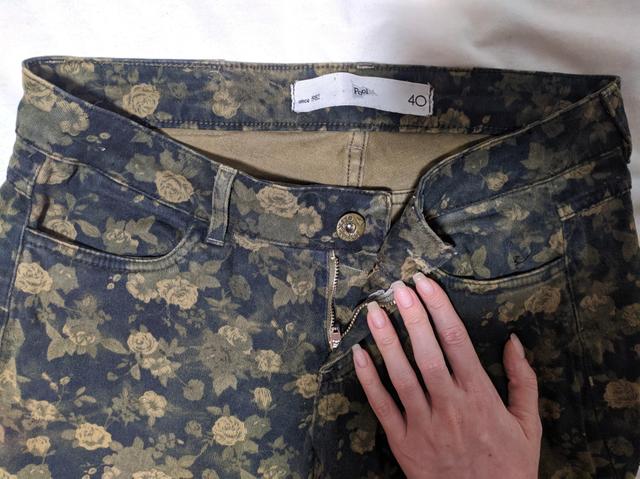 Calça Pool Feminina Floral Camuflada Tam 40 - Foto 2