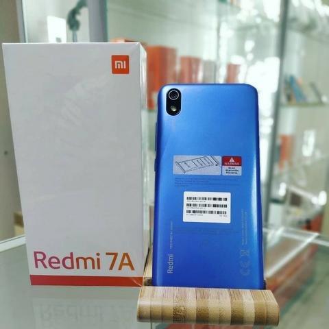 Celular Xiaomi Redmi 7A 16gb 2gb Ram + Película de vidro - Azul - Foto 2