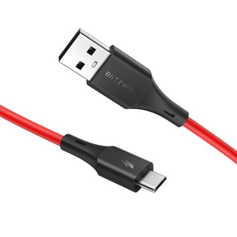 Cabo carregador micro usb blitzwolf frete grátis - Foto 3