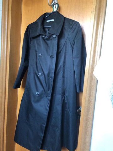 Casaco estilo capa preto / tamanho M