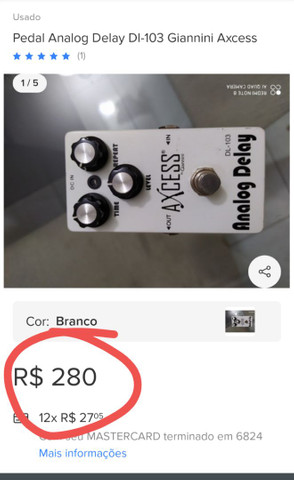 Pedal delay axcess  DL103 - Foto 5