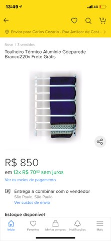Toallheiro Termico 127V- Branco 