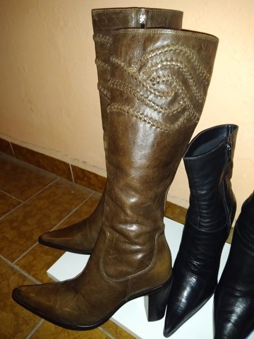 Vendo ou troco botas de couro legítimo - Foto 3