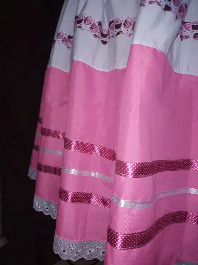 Roupa de santo saia criança erê candomblé umbanda - Foto 4
