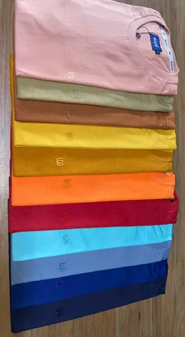 Camisetas masculina e feminina