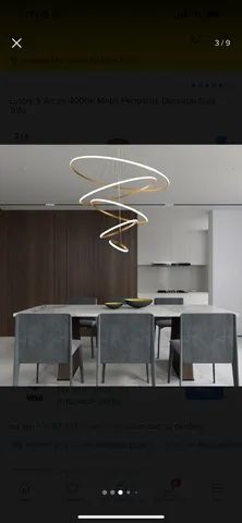 Lustre 5 arcos 4000k - Foto 3