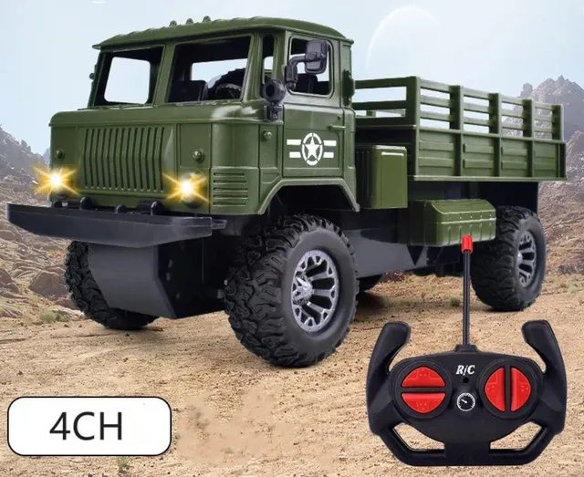 Caminhão Militar Controle Remoto 4x4 wpl B-16 6 Rodas em Promoção na  Americanas