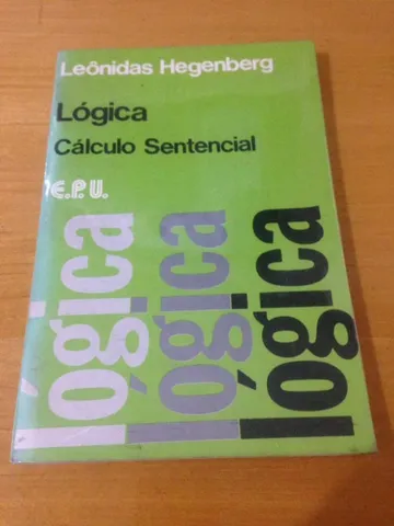 Livro Lógica Cálculo Sentencial Leónidas Hegenberg Epu 39 Usado relativo bom estado Encap
