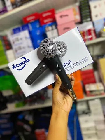 Microfone Com Fio M-58 Profissional - Foto 4
