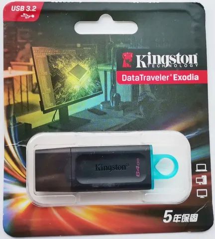 Pendrive 64gb Kingston original lacrado últimas unidades  - Foto 2