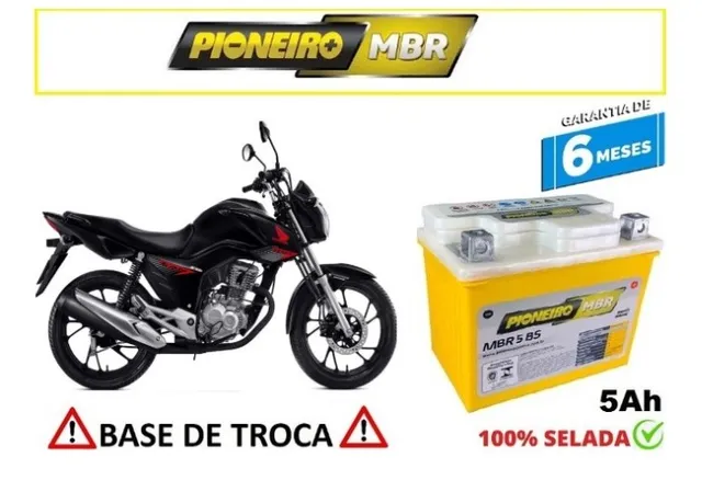 bateria 5h pioneiro fan 160 2021