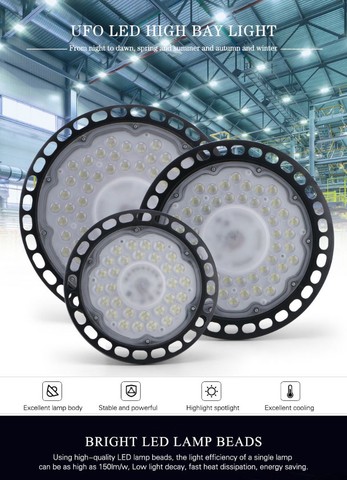 Luminária barracão LED acima de 5m de Altura 100w a 200w - Foto 3