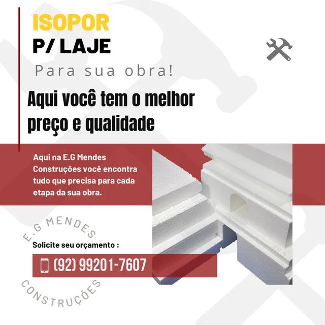 Comcreto usinado, laje pré-moldada, vigota, isopor e tela - Foto 5